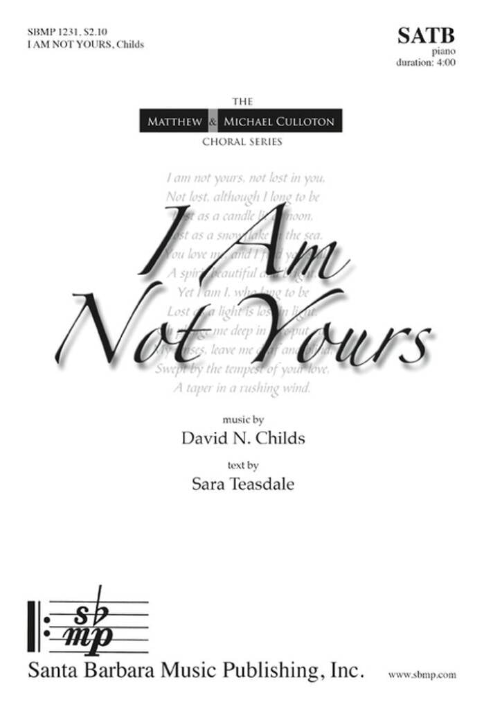 I Am Not Yours